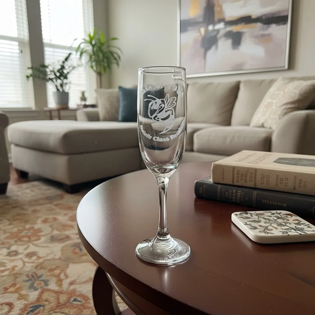 Class Reunion Champagne Flute