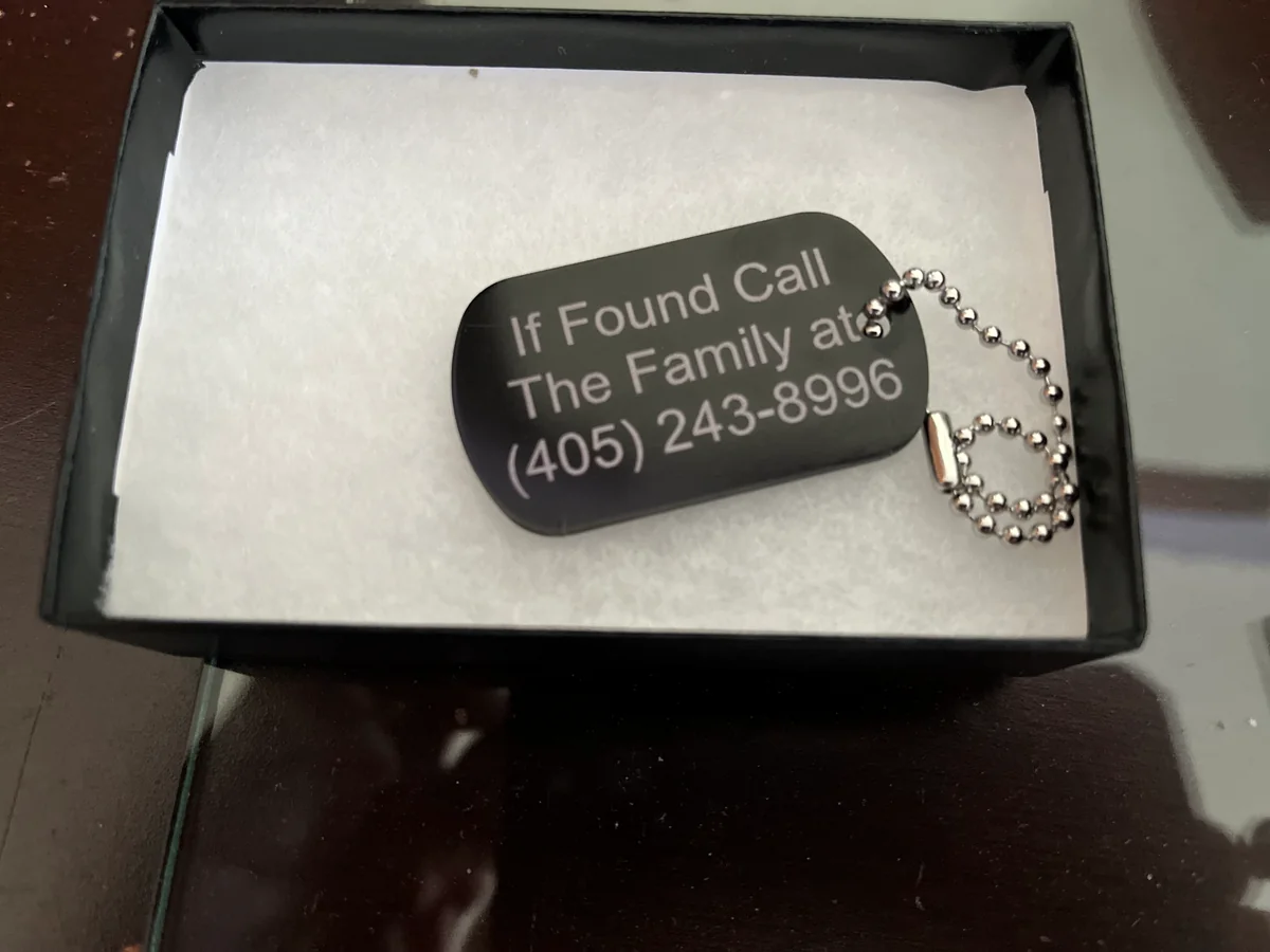 Engraved Pet Id Dog Tag