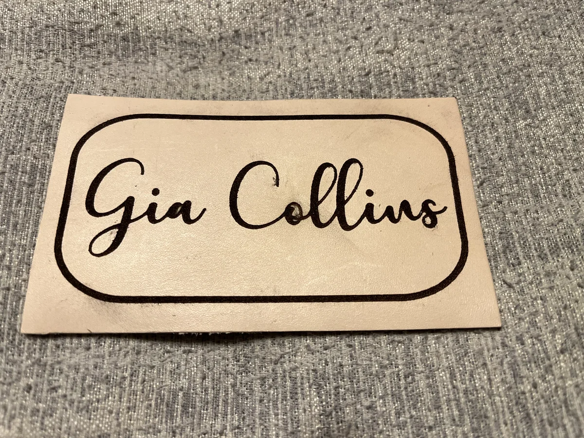Personalized Scooter Nameplate