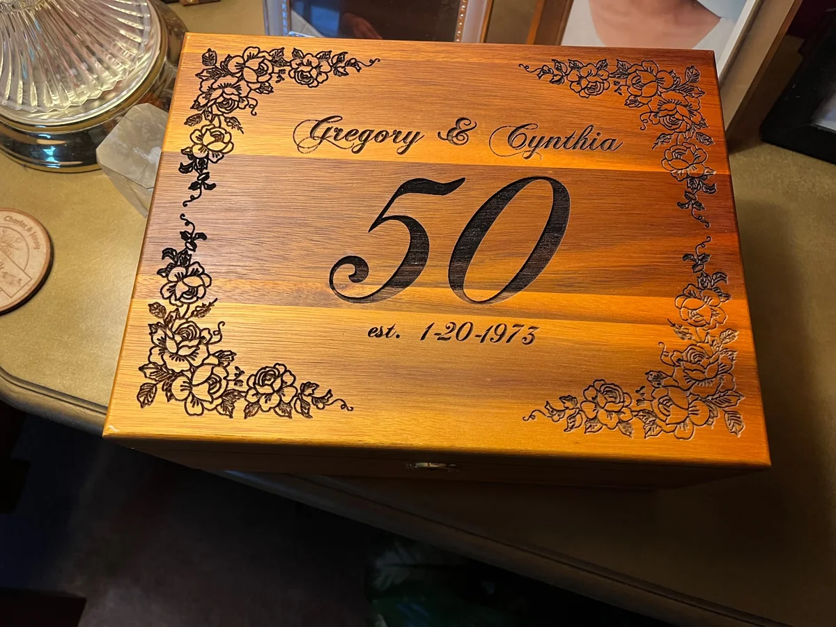 Anniversary Keepsake Box