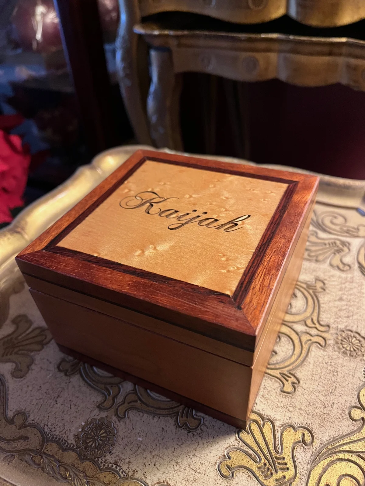 Personalized Jewelry Box
