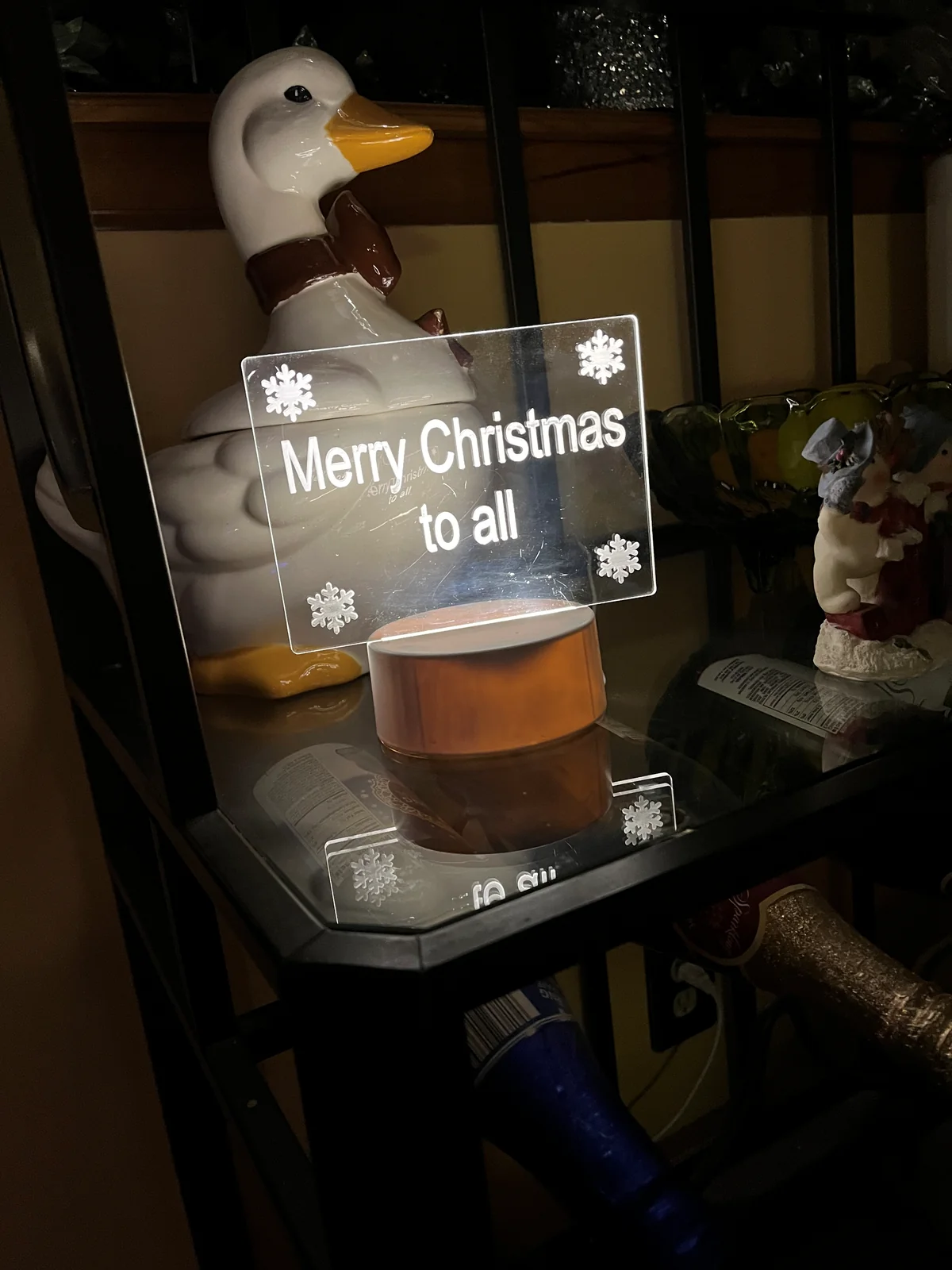 Christmas Led Acrylic Lamp