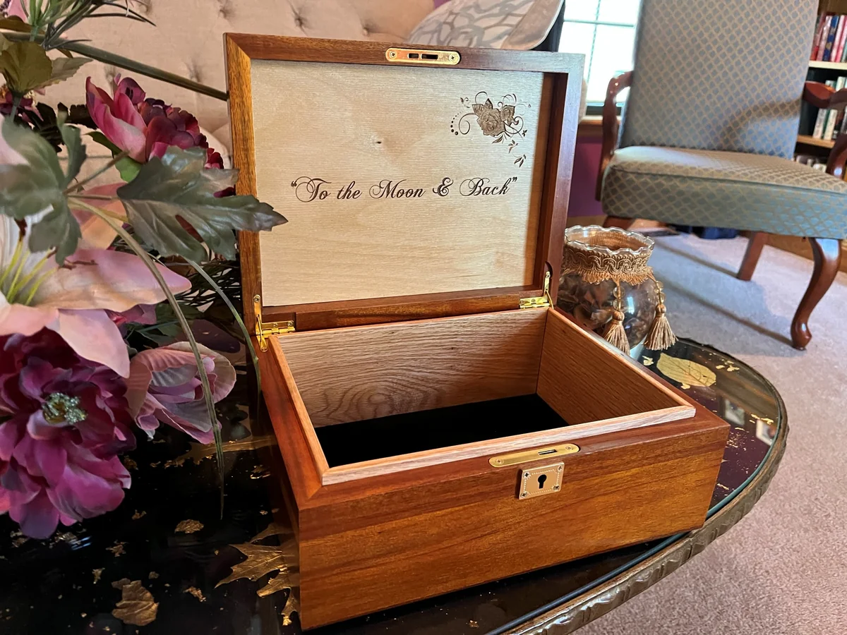To The Moon and Back Keepsake Box