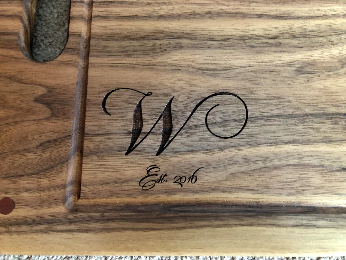 Monogram Charcuterie Board